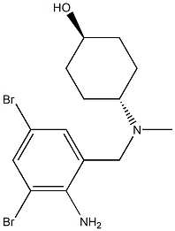 Cyclohexanol, 4-[[(2-amino-3,5-dibromophenyl)methyl]methylamino]-, trans-