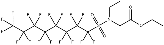 ethyl N-ethyl-N-[(heptadecafluorooctyl)sulphonyl]glycinate