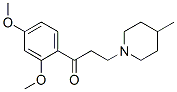 1-(2,4-Dimethoxyphenyl)-3-(4-methyl-1-piperidinyl)-1-propanone