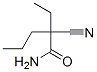 Pentanamide,  2-cyano-2-ethyl-