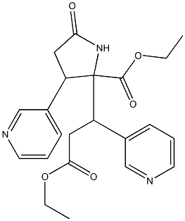 β-[2-(Ethoxycarbonyl)-5-oxo-3-(3-pyridinyl)-2-pyrrolidinyl]-3-pyridinepropionic acid ethyl ester