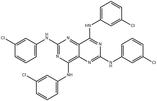 2,4,6,8-Tetrakis(m-chloroanilino)pyrimido[5,4-d]pyrimidine
