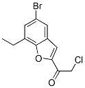 1-(5-bromo-7-ethyl-2-benzofuryl)-2-chloroethan-1-one