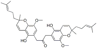[5-Hydroxy-8-methoxy-2-methyl-2-(4-methyl-3-pentenyl)-2H-1-benzopyran-6-yl](methyl) ketone