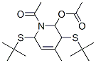 2-Acetoxy-1-acetyl-3,6-di(tert-butylthio)-4-methyl-1,2,3,6-tetrahydropyridine
