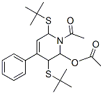 2-Acetoxy-1-acetyl-3,6-di(tert-butylthio)-4-phenyl-1,2,3,6-tetrahydropyridine