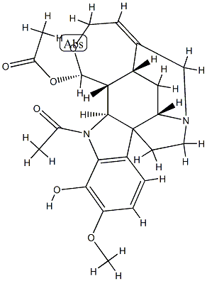(17S)-1-Acetyl-19,20-didehydro-17,18-epoxy-11-methoxycuran-12,17-diol 17-acetate