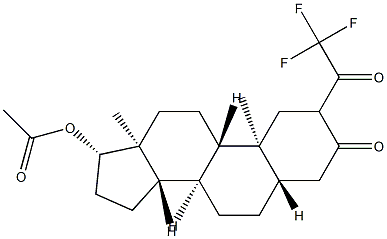 [(5S,8S,9S,10S,13S,14S,17S)-10,13-dimethyl-3-oxo-2-(2,2,2-trifluoroace tyl)-1,2,4,5,6,7,8,9,11,12,14,15,16,17-tetradecahydrocyclopenta[a]phen anthren-17-yl] acetate