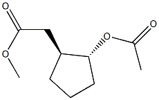Cyclopentanemethanol, 2-(acetyloxy)-, acetate, (1R,2S)-rel- (9CI)