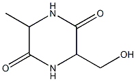 2,5-Piperazinedione,3-(hydroxymethyl)-6-methyl-(6CI,7CI,8CI,9CI)