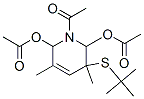 1-Acetyl-3-(tert-butylthio)-1,2,3,6-tetrahydro-3,5-dimethyl-2,6-pyridinediol diacetate