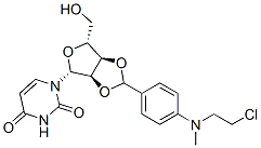 2'-O,3'-O-[p-[(2-Chloroethyl)methylamino]benzylidene]uridine