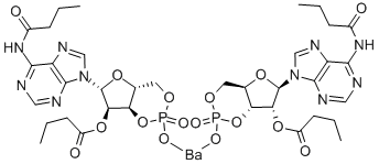 Barium dibutyacyladenosine cyclphosphate