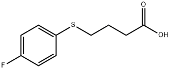 4-[(4-FLUOROPHENYL)SULFANYL]BUTANOIC ACID