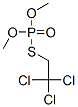 Phosphorothioic acid O,O-dimethyl S-(2,2,2-trichloroethyl) ester