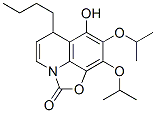 2H,6H-Oxazolo[5,4,3-ij]quinolin-2-one,  6-butyl-7-hydroxy-8,9-bis(1-methylethoxy)-