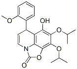 2H,6H-Oxazolo[5,4,3-ij]quinolin-2-one,  7-hydroxy-6-(2-methoxyphenyl)-8,9-bis(1-methylethoxy)-