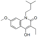 3-Ethyl-4-hydroxy-7-methoxy-1-(3-methylbutyl)-2(1H)-quinolinone