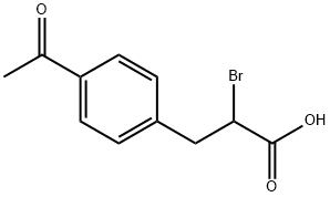 3-(4-乙酰基苯基)-2-溴丙酸