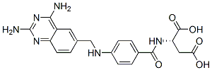 N-[4-[[(2,4-Diamino-6-quinazolinyl)methyl]amino]benzoyl]-L-aspartic acid