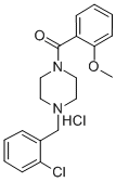 1-(o-Chlorobenzyl)-4-(o-methoxybenzoyl)piperazine hydrochloride