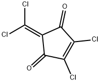 2,3-dichloro-5-(dichloromethylidene)cyclopent-2-ene-1,4-dione