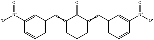2,6-bis(m-nitrobenzylidene)cyclohexan-1-one