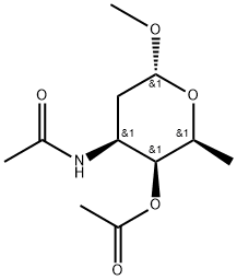 1-O-Methyl-3-(acetylamino)-4-O-acetyl-2,3,6-trideoxy-α-L-lyxo-hexopyranose