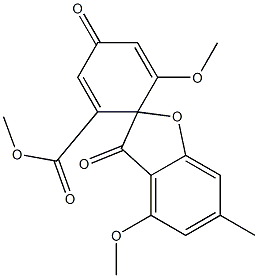 (-)-4,6'-Dimethoxy-6-methyl-3,4'-dioxospiro[benzofuran-2(3H),1'-[2,5]cyclohexadiene]-2'-carboxylic acid methyl ester