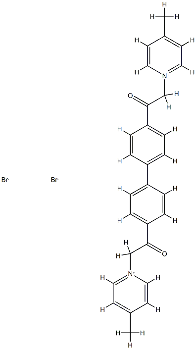 4-Picolinium, 1,1'-(4,4'-biphenylylenebis(2-oxoethylene))di-, dibromide