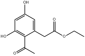 2-乙酰基-3,5-二羟基苯乙酸乙酯