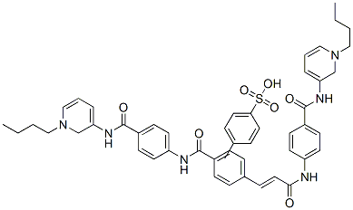 N-(1-butylpyridin-5-yl)-4-[[(E)-3-[4-[[4-[(1-butylpyridin-5-yl)carbamo yl]phenyl]carbamoyl]phenyl]prop-2-enoyl]amino]benzamide, 4-methylbenze nesulfonate