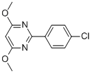 2-(4-CHLOROPHENYL)-4,6-DIMETHOXYPYRIMIDINE