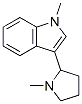 1-Methyl-3-(1-methyl-2-pyrrolidinyl)-1H-indole