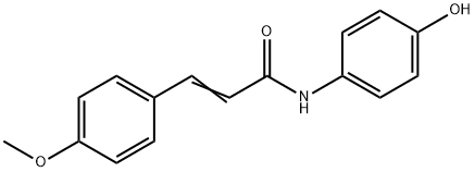 (E)-N-(4-羟基苯基)-3-(4-甲氧苯基)丙烯酰基酰胺
