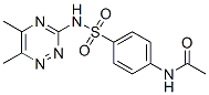 N-[4-[(5,6-dimethyl-1,2,4-triazin-3-yl)sulfamoyl]phenyl]acetamide