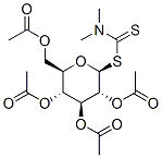 .beta.-D-Glucopyranose, 1-thio-, 2,3,4,6-tetraacetate 1-(dimethylcarbamodithioate)