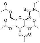 .beta.-D-Glucopyranose, 1-thio-, 2,3,4,6-tetraacetate 1-(diethylcarbamodithioate)