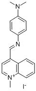 1-METHYL-4-P-DIMETHYLAMINO-B-AZA-STYRYL-QUINOLINIUM-IODIDE