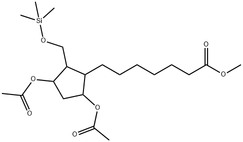 3,5-Bis(acetyloxy)-2-[[(trimethylsilyl)oxy]methyl]cyclopentaneheptanoic acid methyl ester
