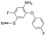 4-Amino-2-fluoro-5-(p-fluorophenoxy)phenyl thiocyanate