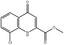 8-Chloro-4-oxo-1,4-dihydro-quinoline-2-carboxylic acid Methyl ester