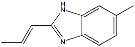 1H-Benzimidazole,5-methyl-2-(1-propenyl)-(9CI)