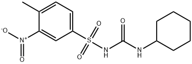 1-cyclohexyl-3-[(3-nitro-p-tolyl)sulphonyl]urea