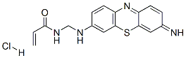 N-[(3-Imino-3H-phenothiazin-7-ylamino)methyl]acrylamide hydrochloride