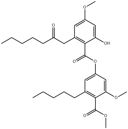 4-[2-Hydroxy-4-methoxy-6-(2-oxoheptyl)benzoyloxy]-2-methoxy-6-pentylbenzoic acid methyl ester