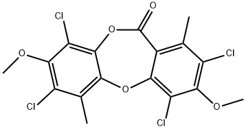 2,4,7,9-Tetrachloro-3,8-dimethoxy-1,6-dimethyl-11H-dibenzo[b,e][1,4]dioxepin-11-one