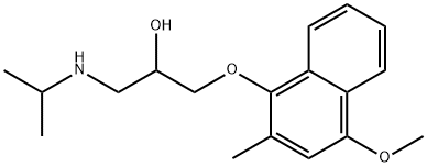 1-(Isopropylamino)-3-[(4-methoxy-2-methyl-1-naphtyl)oxy]-2-propanol