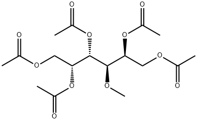 Galactitol, 3-O-methyl-, pentaacetate