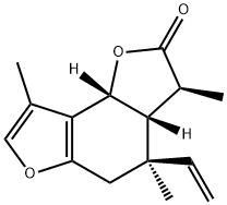 (3S)-3aβ,4,5,8bβ-Tetrahydro-3,4α,8-trimethyl-4-vinylbenzo[1,2-b:3,4-b']difuran-2(3H)-one
